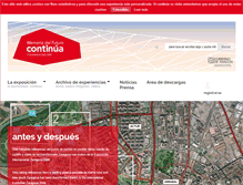 Tablet Screenshot of expo2008continua.com
